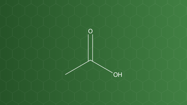 Acetic Acid, Glacial (Acid acetic băng) – Chất acid hóa – công thức cấu tạo