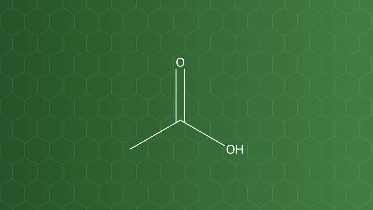 Acetic Acid, Glacial (Acid acetic băng) – Chất acid hóa – công thức cấu tạo