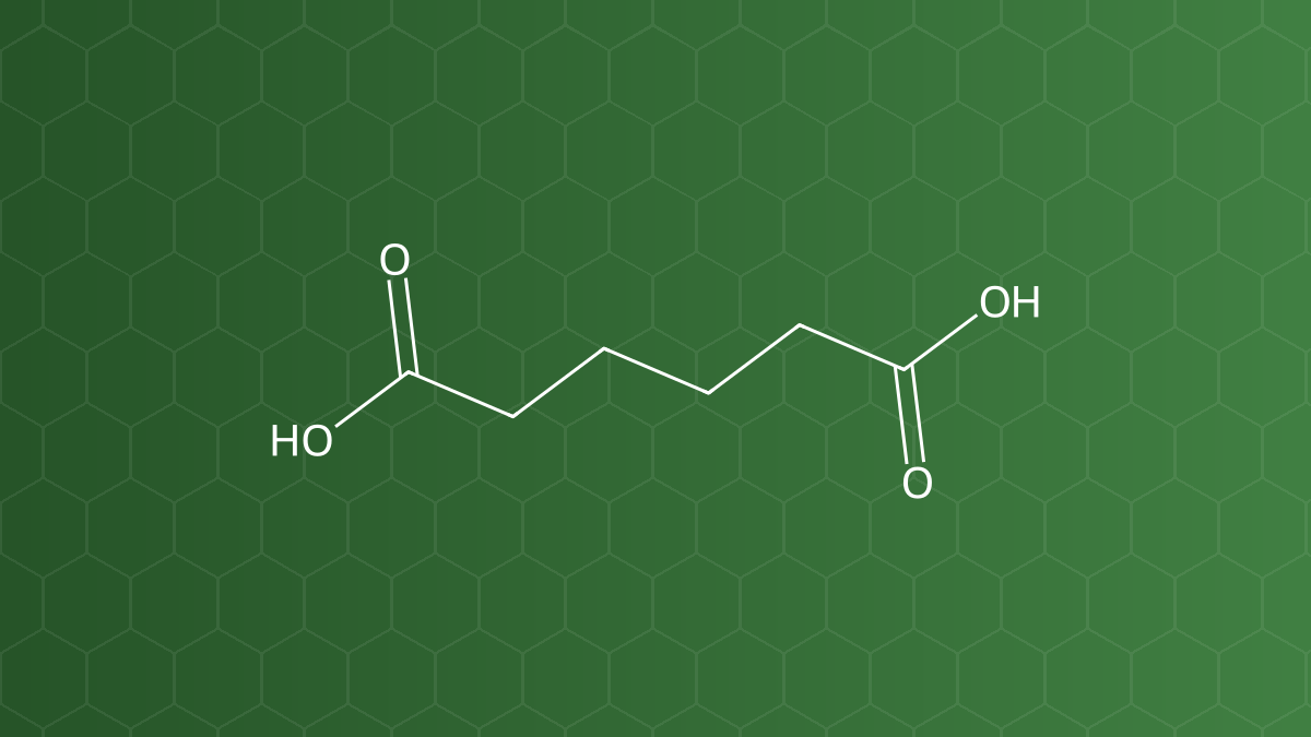 Adipic Acid (Acid adipic) – Chất acid hóa, chất đệm – công thức cấu tạo