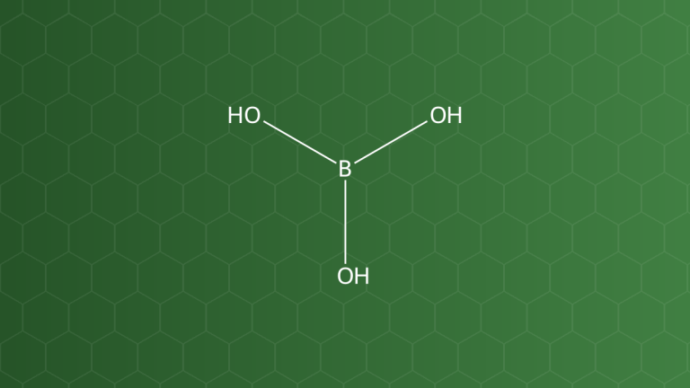 Boric Acid (Acid boric) – Chất bảo quản kháng khuẩn, chất đệm – công thức cấu tạo