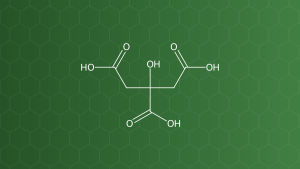 Citric Acid Monohydrate (Acid citric) – Chất acid hóa, đệm, tạo phức, chống oxy hóa, tăng vị – công thức cấu tạo