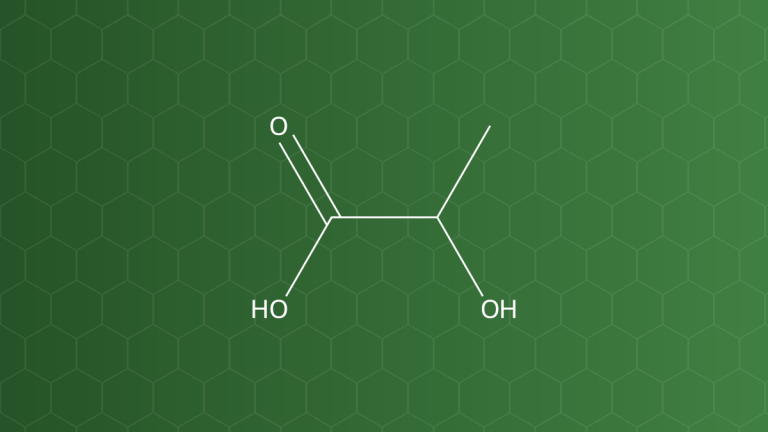 Lactic Acid (Acid lactic) – Chất acid hóa, điều vị chua – công thức cấu tạo