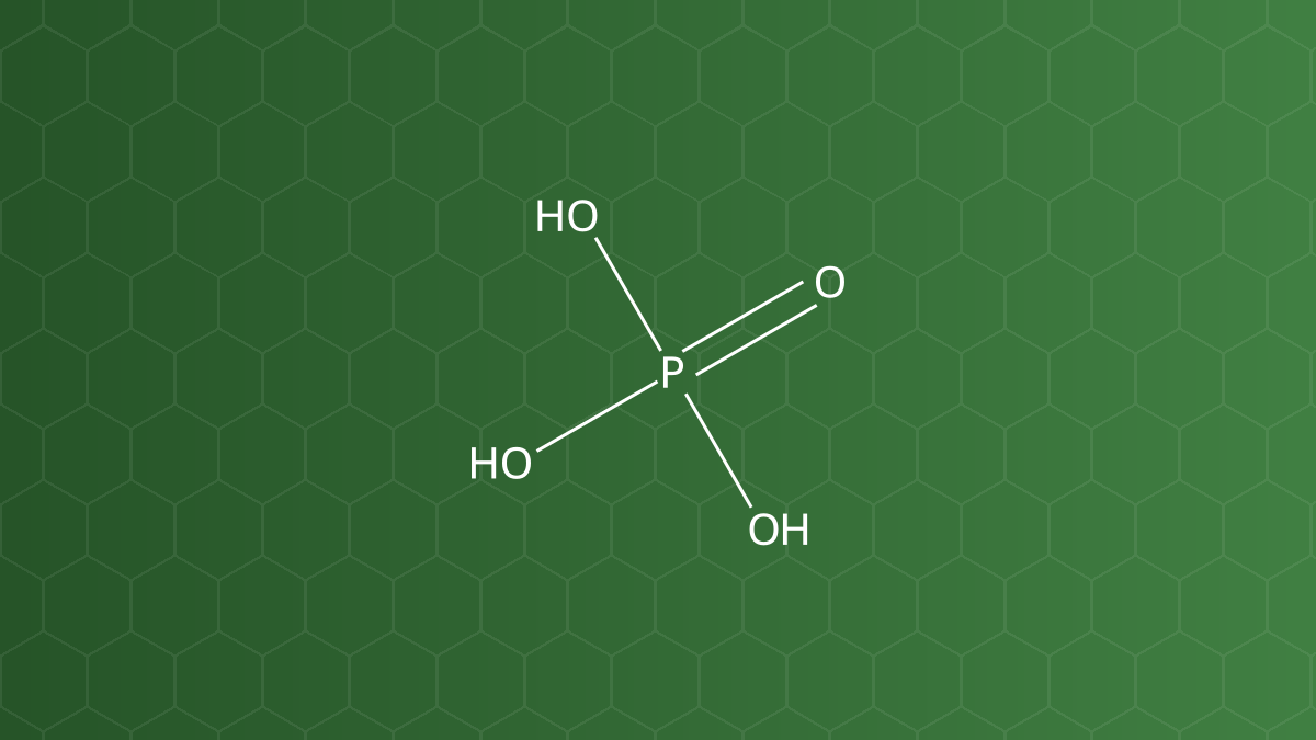 Phosphoric Acid (Acid phosphoric) – Chất acid hóa, đệm – công thức cấu tạo