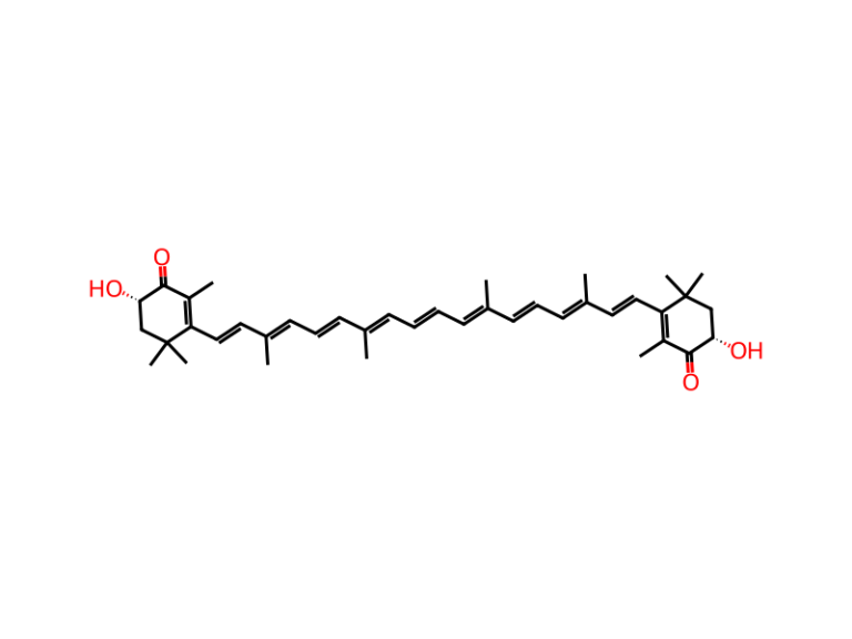 Công thức cấu tạo Astaxanthin Powder 5% – nguyên liệu