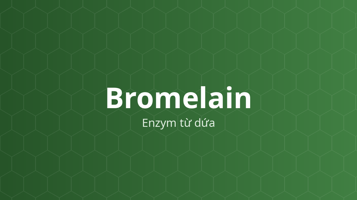 Bromelain (Enzym từ dứa) – Enzym protease