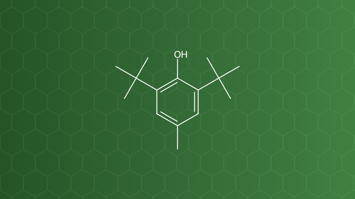 Butylated Hydroxytoluene (BHT) – Chất chống oxy hóa – công thức cấu tạo