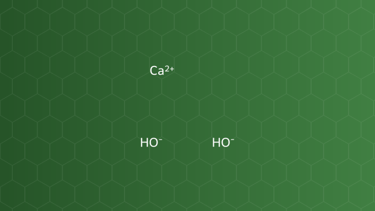 Calcium Hydroxide (Calci hydroxid) – Chất kiềm hóa – công thức cấu tạo