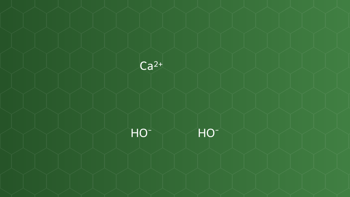 Calcium Hydroxide (Calci hydroxid) – Chất kiềm hóa – công thức cấu tạo