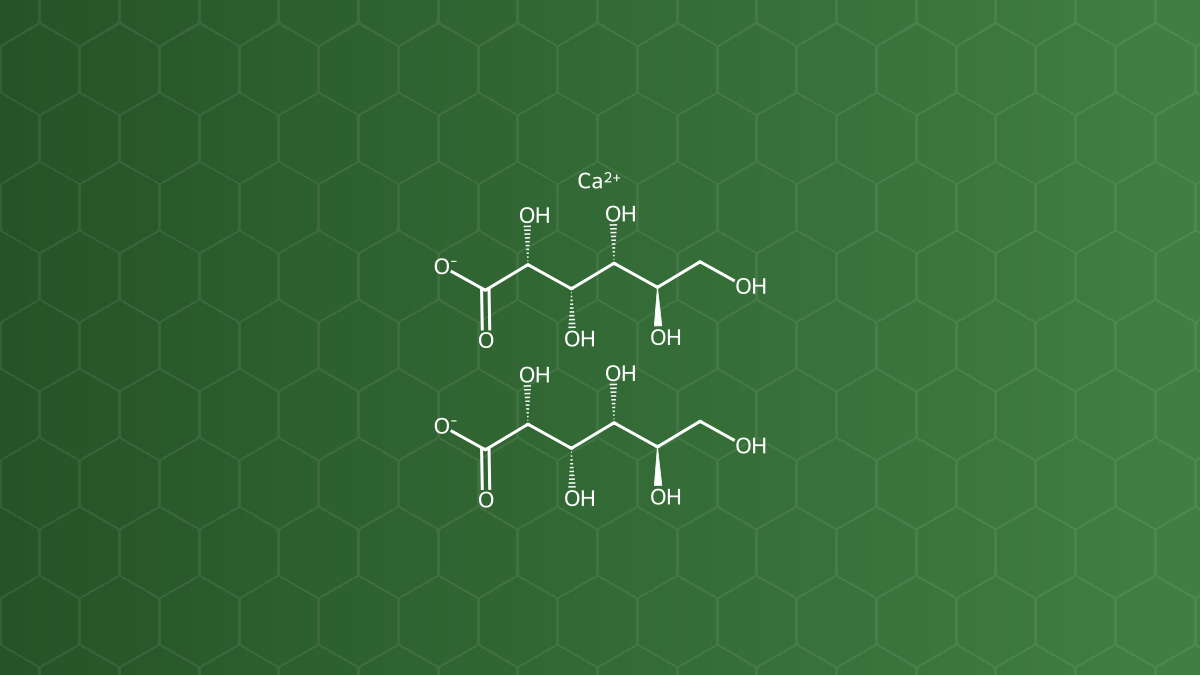 Calcium gluconate (Calci gluconat) – Muối calci hữu cơ, INS 578 – công thức cấu tạo