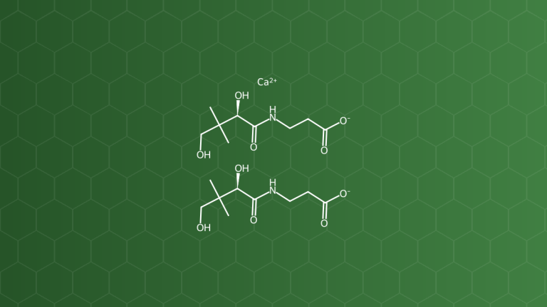 Calcium pantothenate (Calci pantothenat – vitamin B5) – Vitamin tan trong nước – công thức cấu tạo
