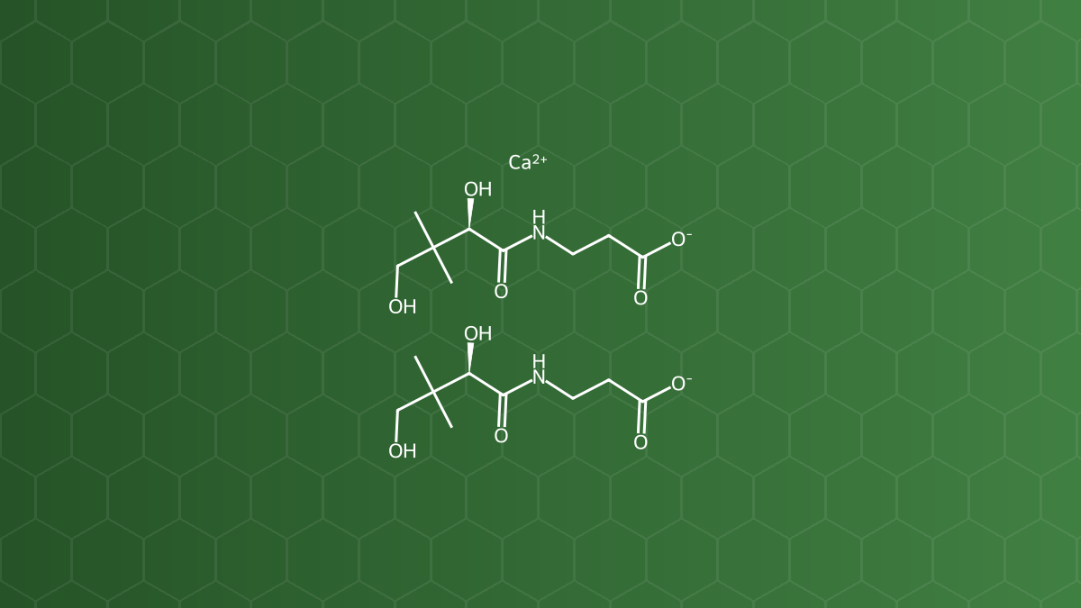 Calcium pantothenate (Calci pantothenat – vitamin B5) – Vitamin tan trong nước – công thức cấu tạo