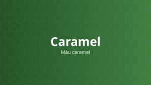 Caramel (Màu caramel) – Phẩm màu nâu, INS 150
