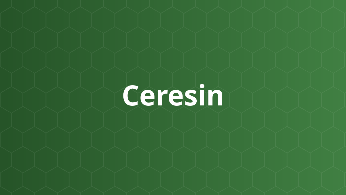 Ceresin (Ceresin) – Chất làm cứng, ổn định nhũ tương