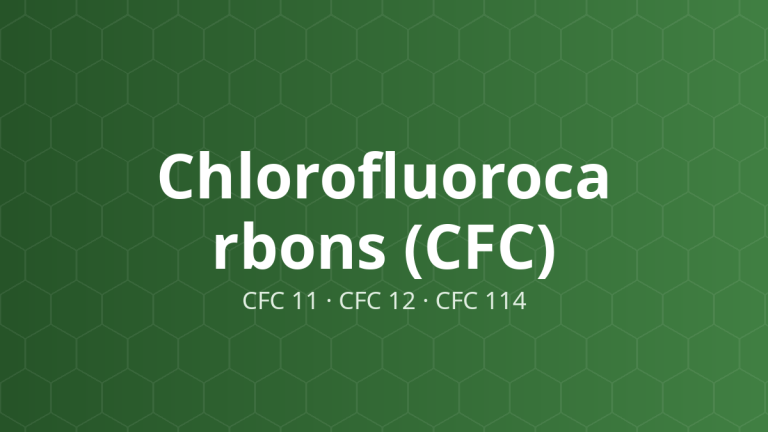 Chlorofluorocarbons (CFC) (CFC 11 · CFC 12 · CFC 114) – Khí đẩy aerosol (đã loại bỏ theo Nghị định thư Montreal)