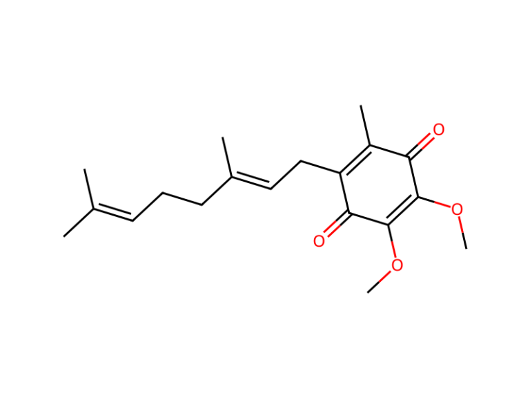 Công thức cấu tạo Coenzyme Q10 – nguyên liệu