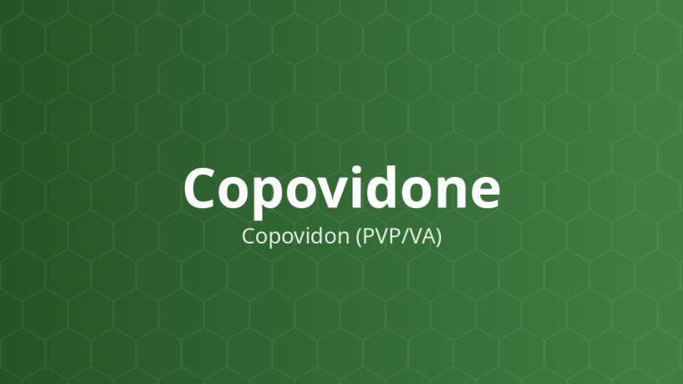 Copovidone (Copovidon (PVP/VA)) – Tá dược dính, tạo màng, tạo hạt