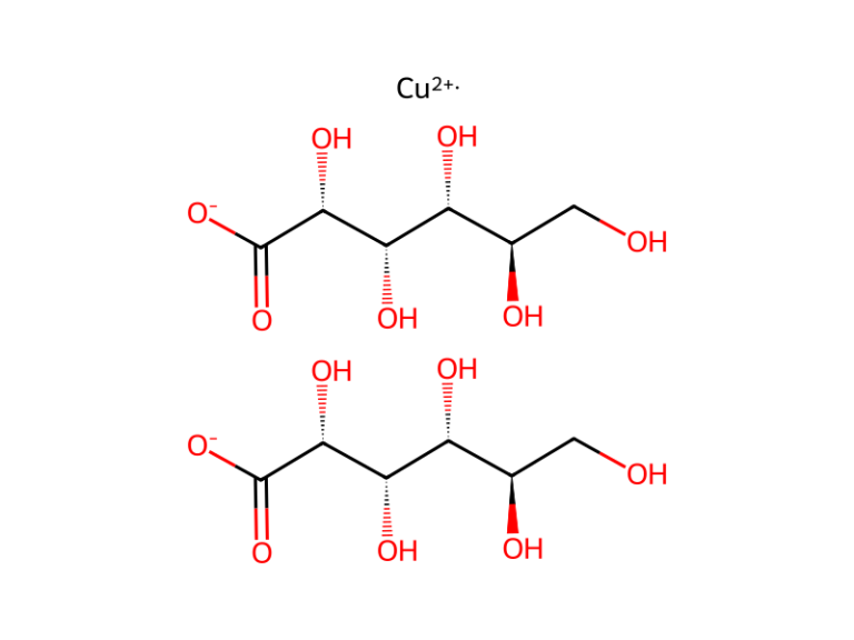 Công thức cấu tạo Copper Gluconate – nguyên liệu