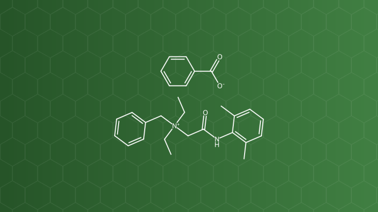 Denatonium Benzoate (Denatonium benzoat) – Chất biến tính cồn, chất tạo vị (đắng) – công thức cấu tạo