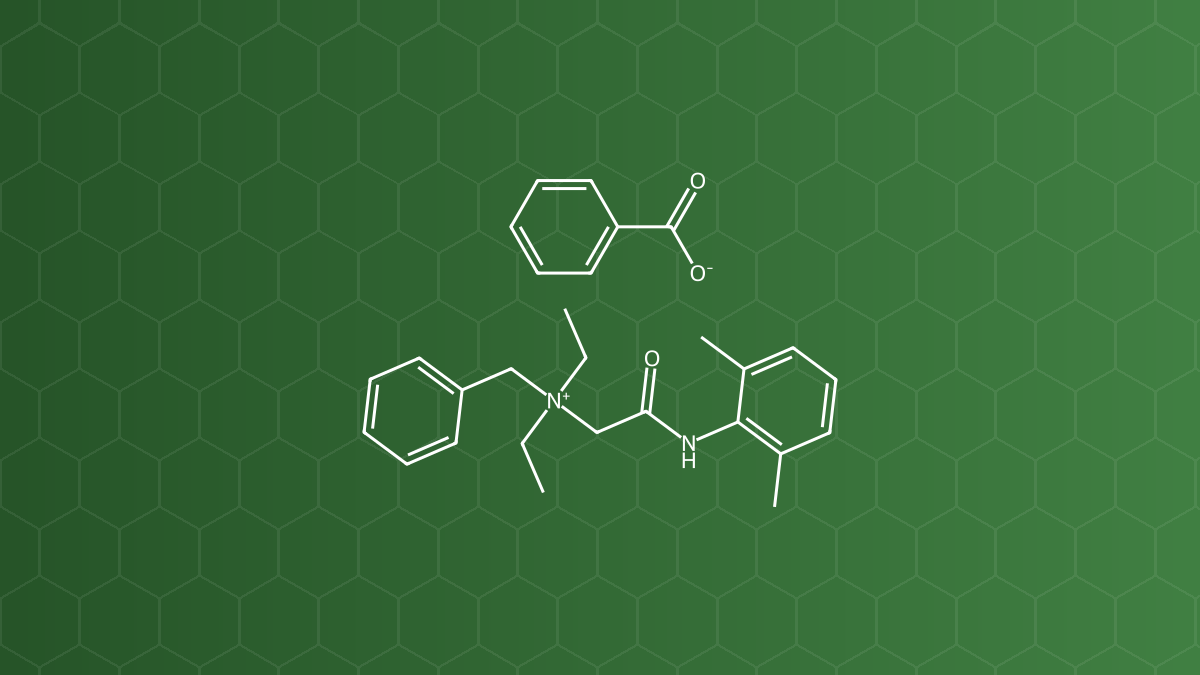 Denatonium Benzoate (Denatonium benzoat) – Chất biến tính cồn, chất tạo vị (đắng) – công thức cấu tạo