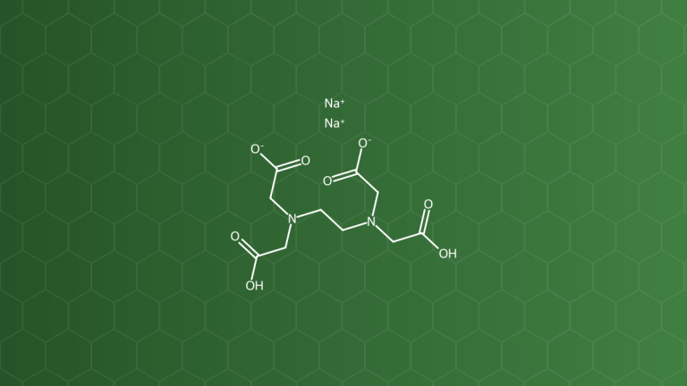 Disodium Edetate (Dinatri edetat (EDTA-2Na)) – Chất tạo phức (chelat) – công thức cấu tạo