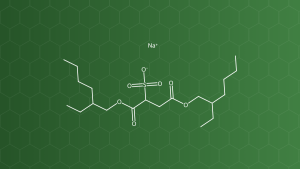Docusate Sodium (Docusat natri) – Chất diện hoạt anion, chất gây thấm – công thức cấu tạo