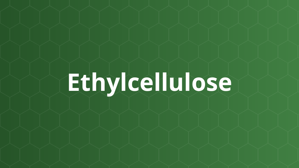 Ethylcellulose (Ethylcellulose) – Tá dược bao, giải phóng kéo dài, tá dược dính
