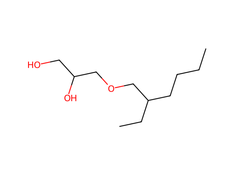 Công thức cấu tạo Ethylhexylglycerin (Novaguard EHGP)