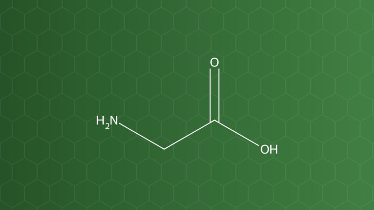Glycine (Glycin) – Tá dược đông khô, chất đệm – công thức cấu tạo