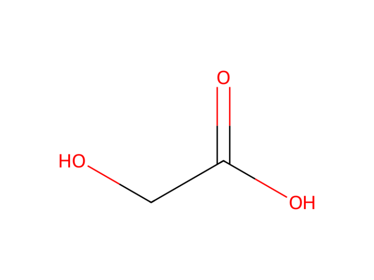 Công thức cấu tạo Glycolic Acid (Glypure) – nguyên liệu