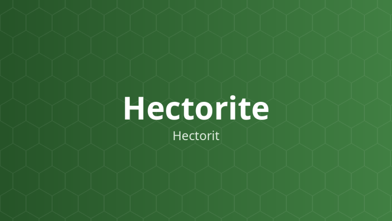 Hectorite (Hectorit) – Hấp phụ, nhũ hóa, tăng độ nhớt