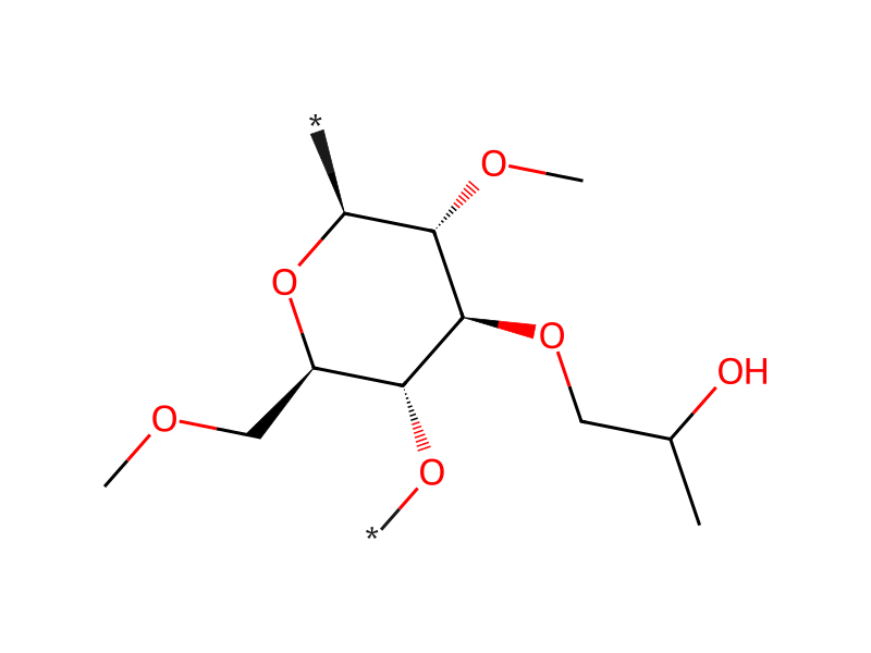 Công thức cấu tạo HPMC (Hydroxypropyl Methylcellulose)