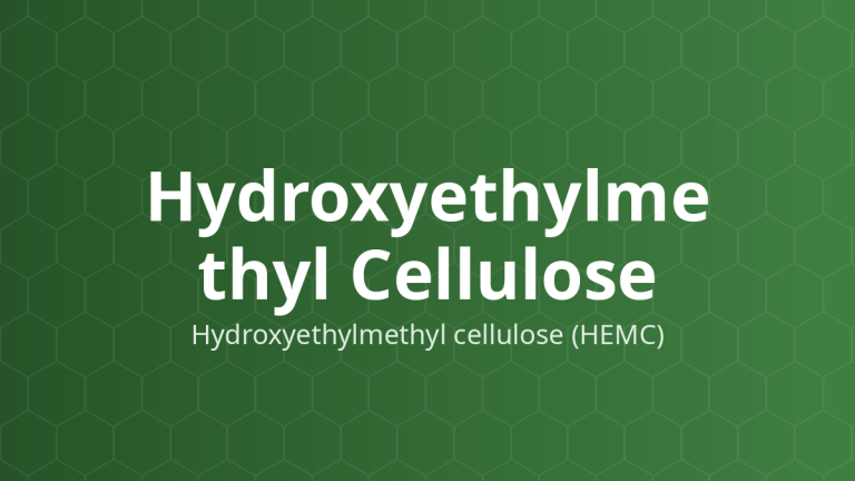 Hydroxyethylmethyl Cellulose (Hydroxyethylmethyl cellulose (HEMC)) – Tá dược bao, tạo hỗn dịch, dính, làm đặc