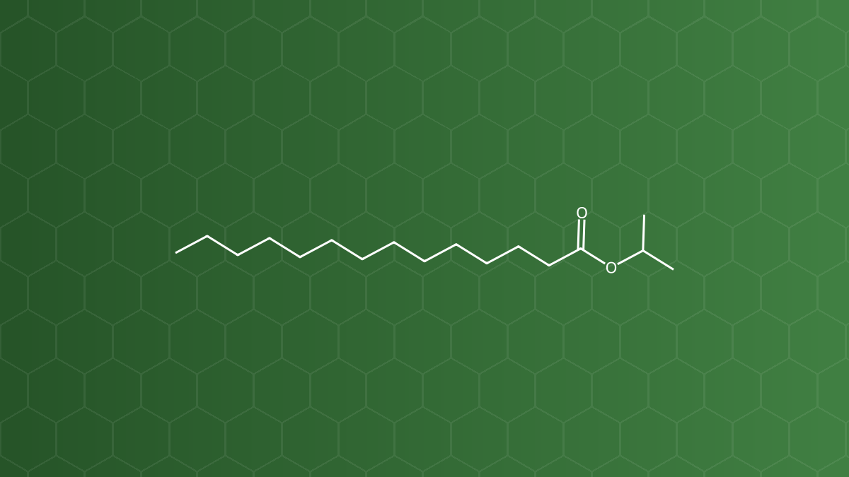 Isopropyl Myristate (Isopropyl myristat (IPM)) – Làm mềm, chất dẫn dầu, tăng thấm, dung môi – công thức cấu tạo