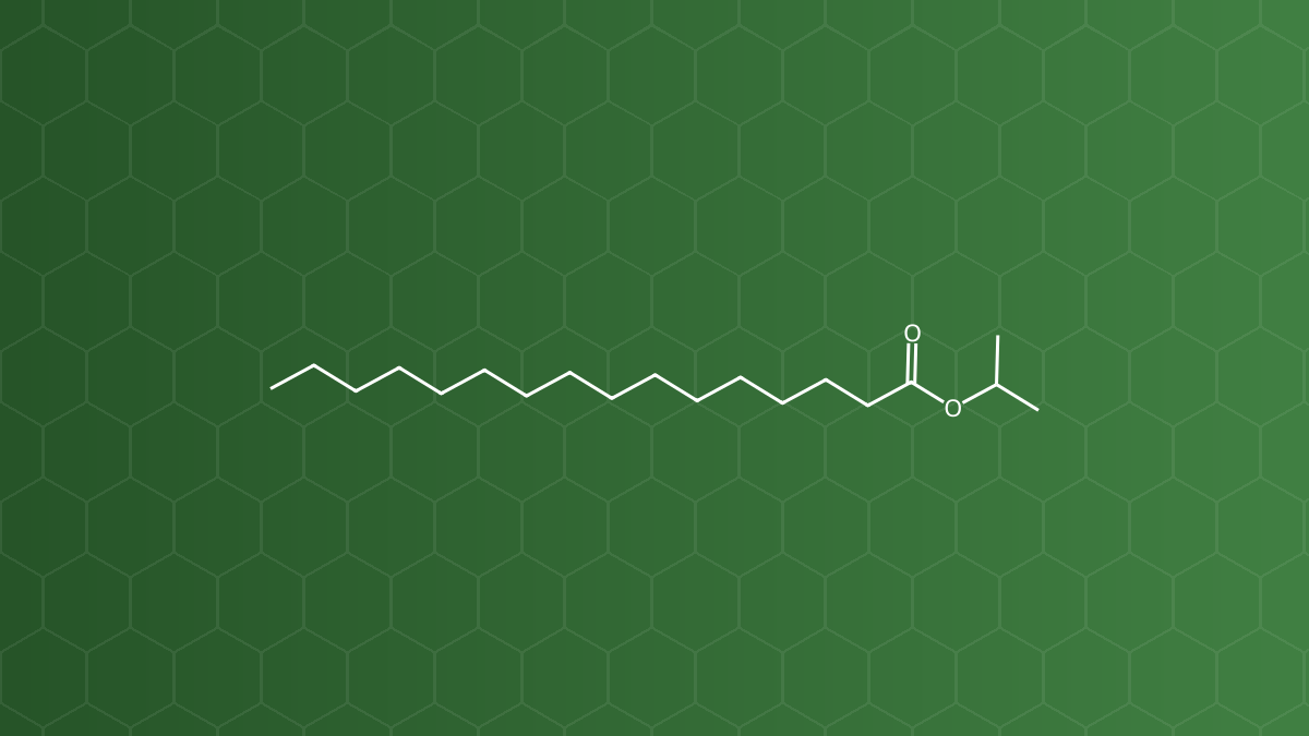 Isopropyl Palmitate (Isopropyl palmitat (IPP)) – Làm mềm, chất dẫn dầu, tăng thấm, dung môi – công thức cấu tạo