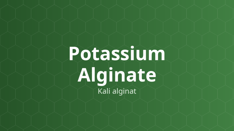 Potassium Alginate (Kali alginat) – Làm đặc, ổn định, nhũ hóa, tạo hỗn dịch