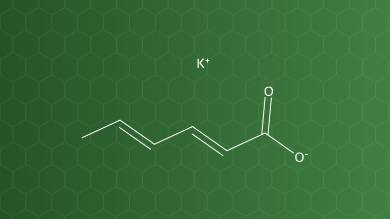 Potassium Sorbate (Kali sorbat) – Chất bảo quản kháng khuẩn, kháng nấm – công thức cấu tạo