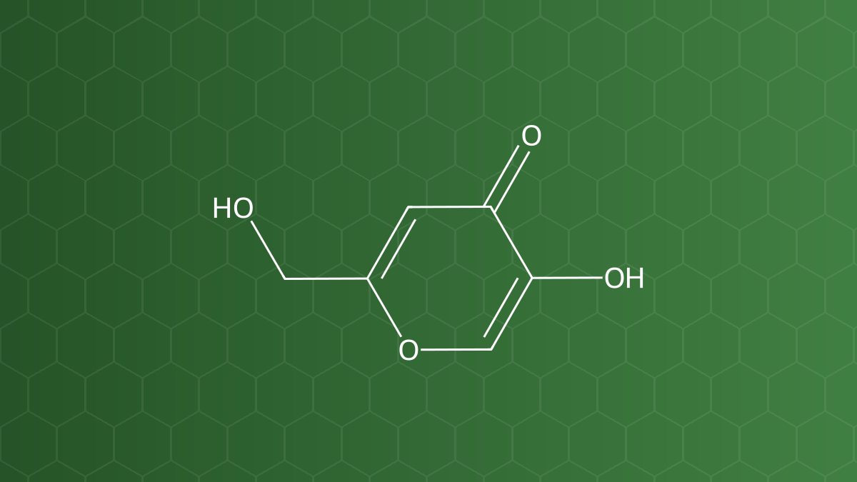 Kojic acid (Acid kojic) – Chất làm sáng da – công thức cấu tạo