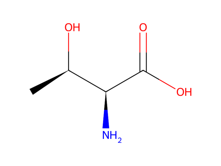 Công thức cấu tạo L-Threonine – nguyên liệu