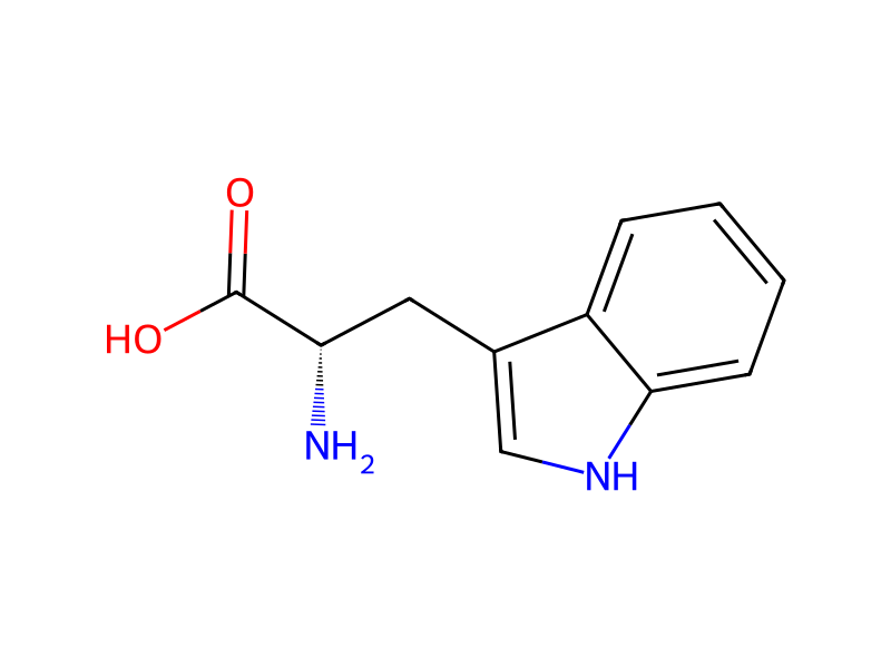 Công thức cấu tạo L-Tryptophan – nguyên liệu