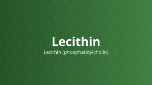 Lecithin (Lecithin (phosphatidylcholin)) – Chất nhũ hóa, làm mềm, hòa tan