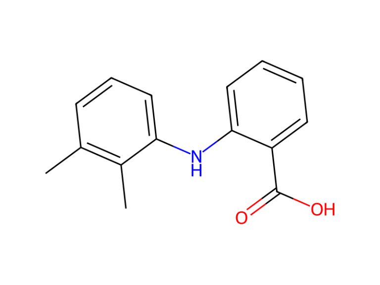 Công thức cấu tạo Mefenamic Acid – nguyên liệu