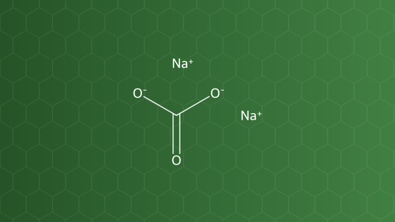 Sodium Carbonate (Natri carbonat) – Chất kiềm hóa, chất đệm – công thức cấu tạo