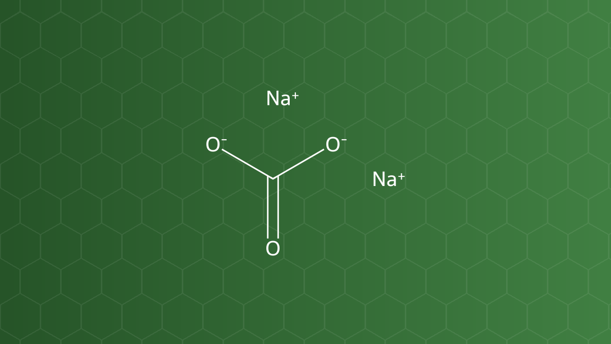 Sodium Carbonate (Natri carbonat) – Chất kiềm hóa, chất đệm – công thức cấu tạo