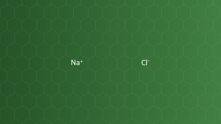 Sodium Chloride (Natri clorid) – Chất đẳng trương, tá dược độn – công thức cấu tạo