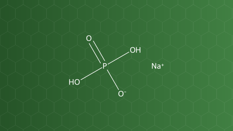 Sodium Phosphate, Monobasic (Natri dihydrophosphat) – Chất đệm, nhũ hóa, cô lập ion – công thức cấu tạo