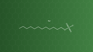 Sodium Lauryl Sulfate (Natri lauryl sulfat (SLS)) – Diện hoạt anion, thấm ướt, nhũ hóa, trơn – công thức cấu tạo
