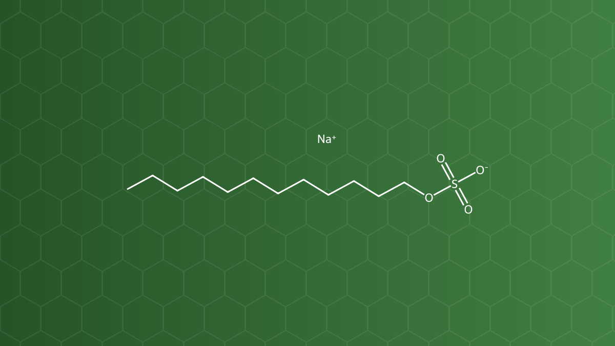 Sodium Lauryl Sulfate (Natri lauryl sulfat (SLS)) – Diện hoạt anion, thấm ướt, nhũ hóa, trơn – công thức cấu tạo