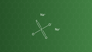 Sodium Thiosulfate (Natri thiosulfat) – Chất chống oxy hóa – công thức cấu tạo