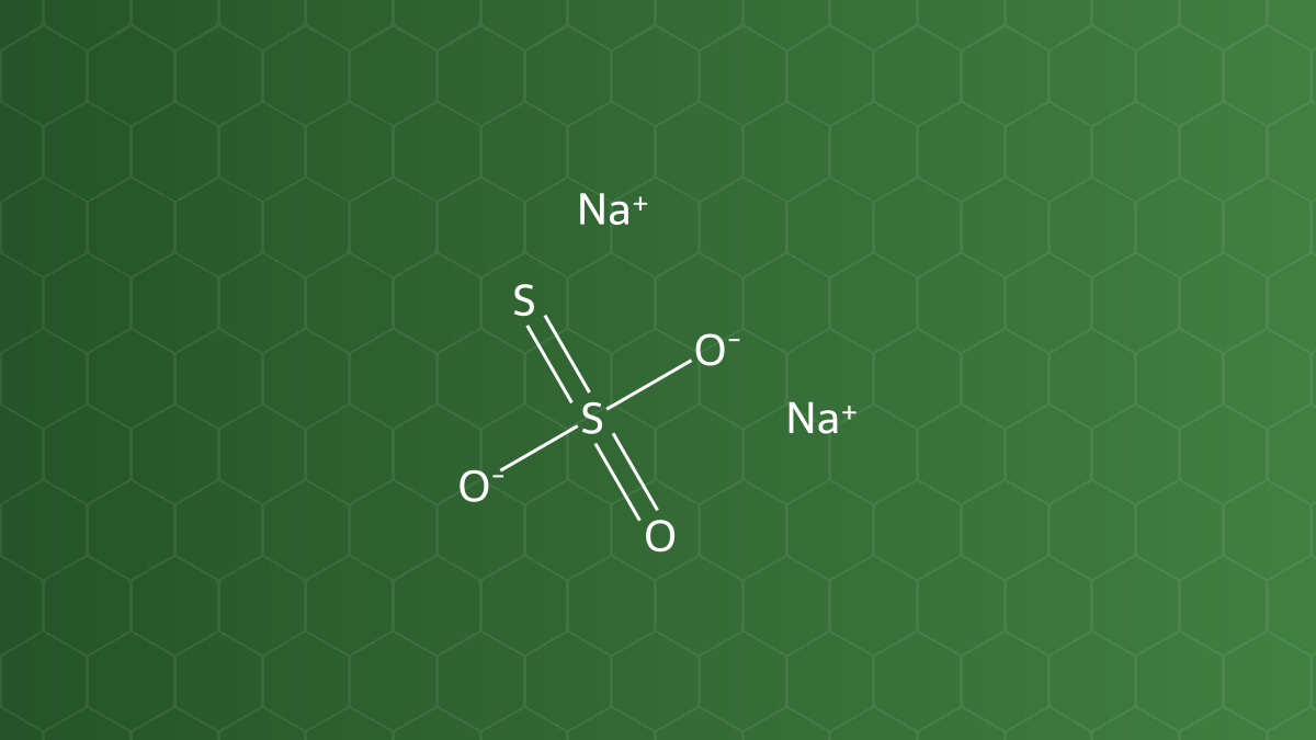 Sodium Thiosulfate (Natri thiosulfat) – Chất chống oxy hóa – công thức cấu tạo