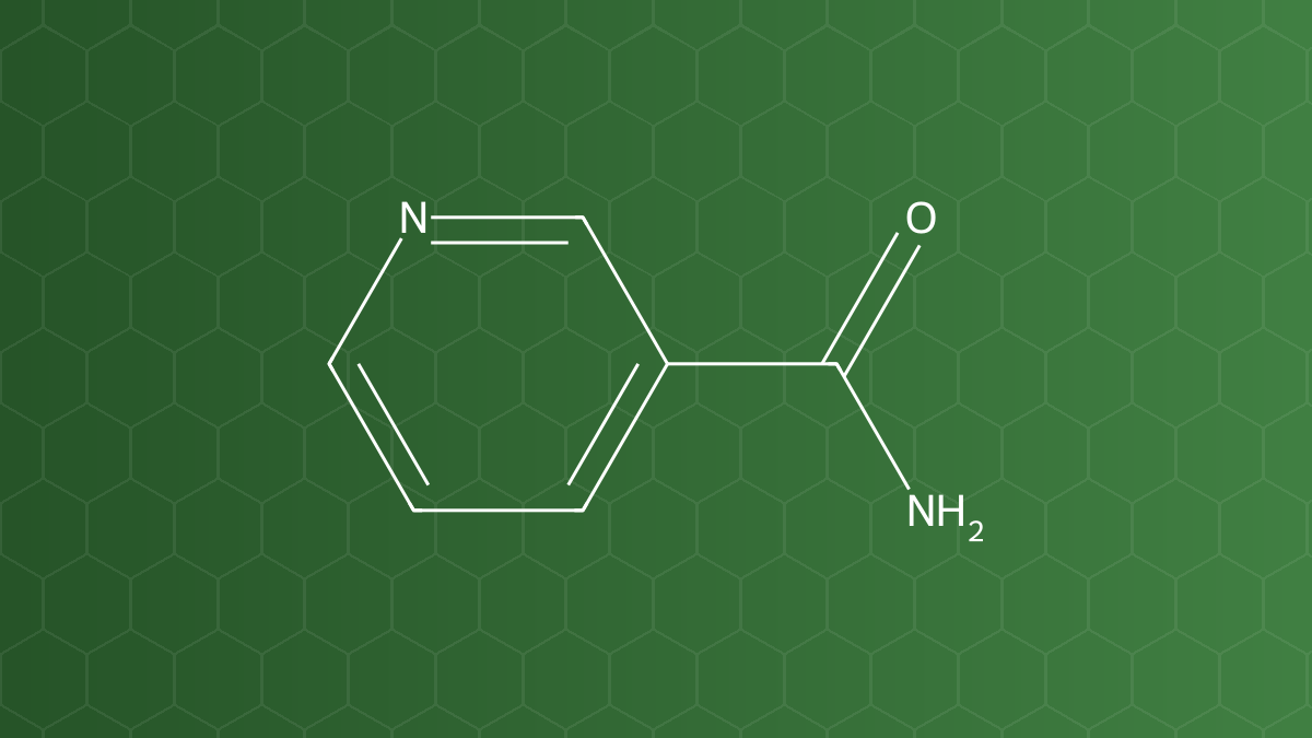 Nicotinamide (Niacinamide – vitamin B3) – Vitamin tan trong nước – công thức cấu tạo